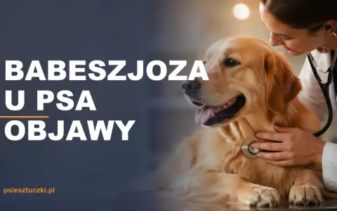 Weterynarz bada psa, by rozpoznać objawy babeszjozy.